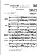 Concerto en sol min. - F. 4 N° 8 - Partitura - VIVALDI - Partition